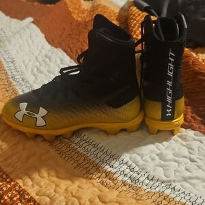 Under Armour Kids Yellow Black Sneakers